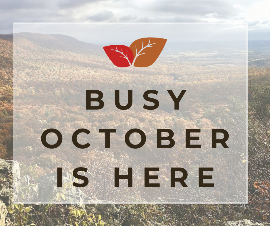 Busy October is Here