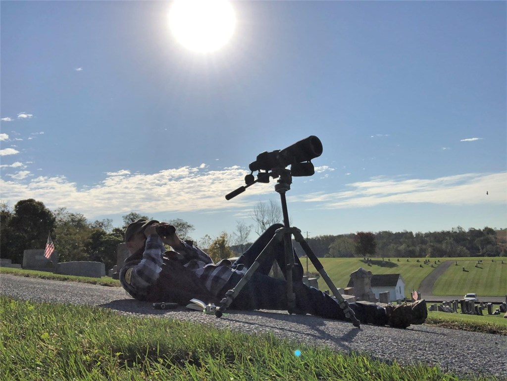 Trainee Brandon Searching for Vultures