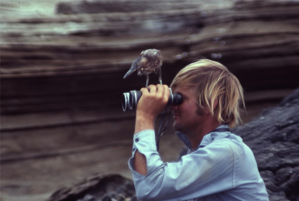 Young Jim Kushlan in the Field