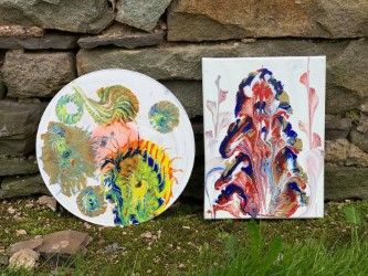 Acrylic Pouring Art Pieces Acrylic Pouring Art Pieces