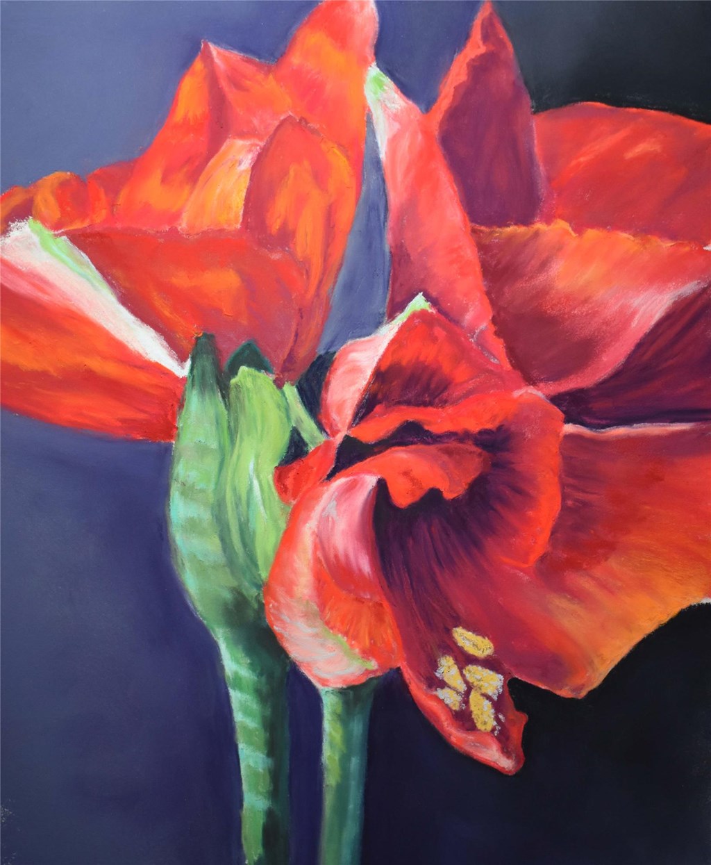 Jeanne Stock Pastel Painting