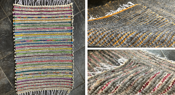 Hand-woven Shetland Wool Rugs by Julie Conte
