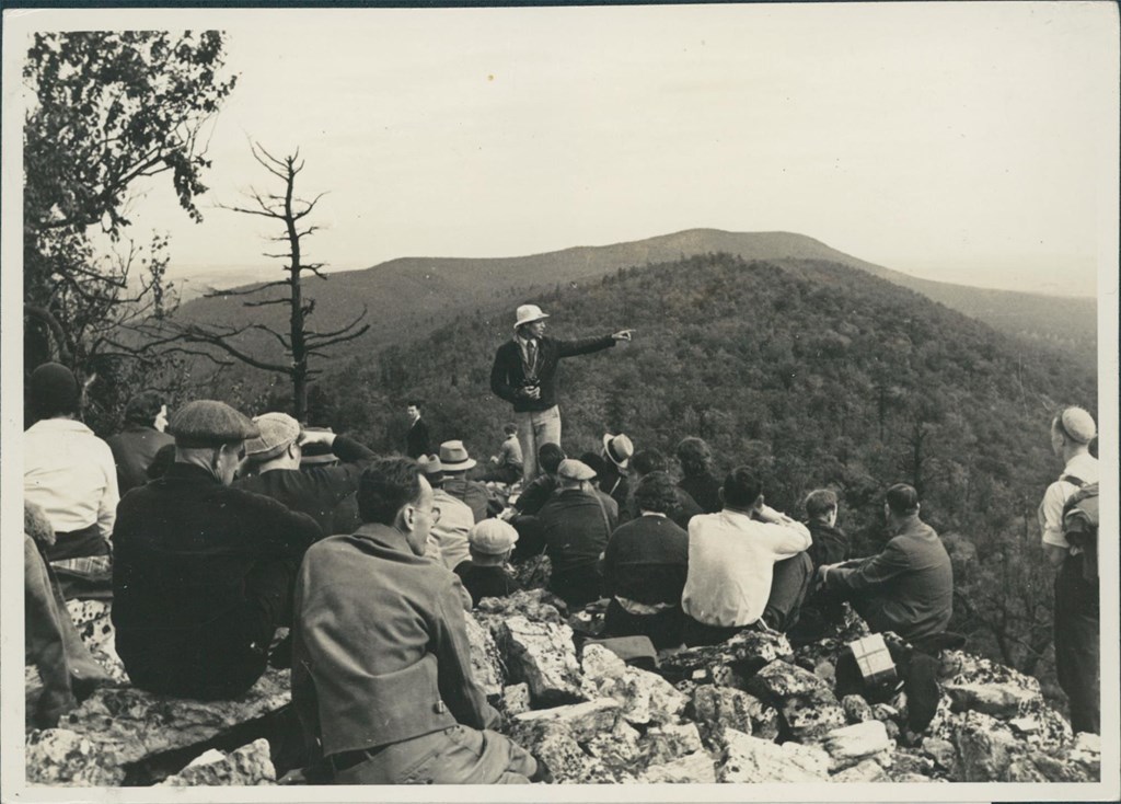 Historic photo of Broun at NLO