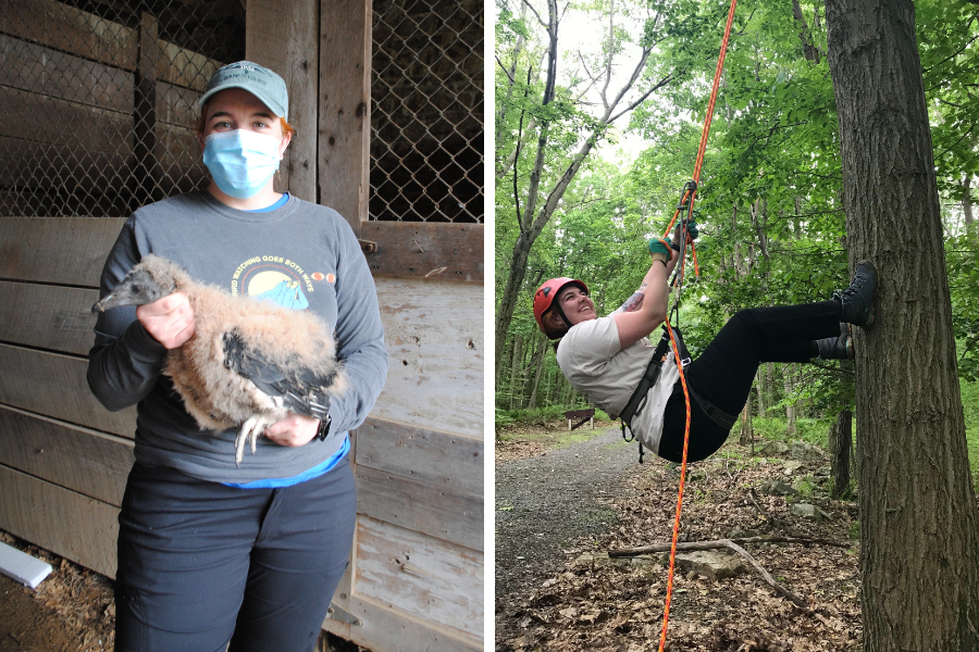 Christina Clawson, Raptor Field Techniques Course Participant Christina Clawson, Raptor Field Techniques Course Participant