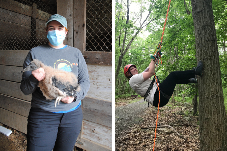 Christina Clawson, Raptor Field Techniques Course Participant