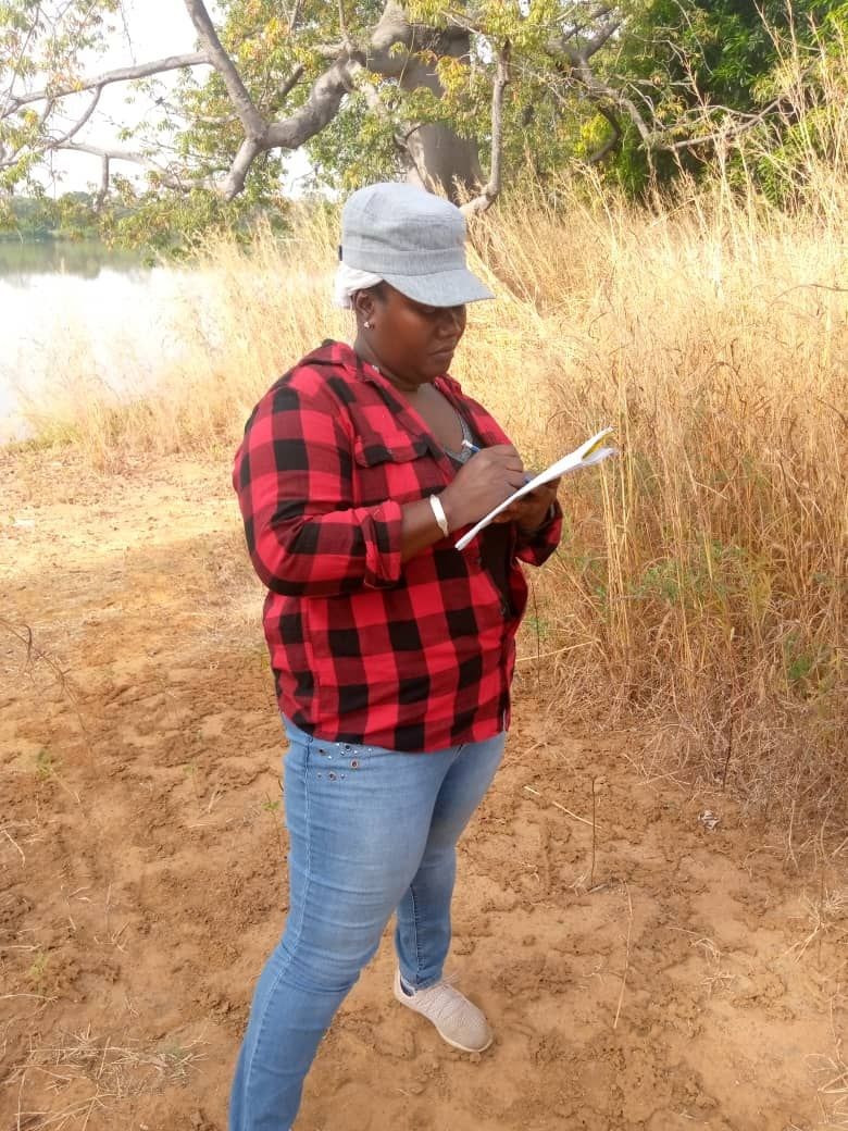 Binta Records Data in the Field Binta Records Data in the Field