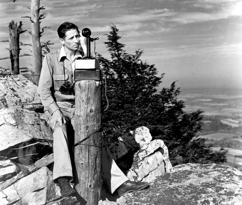 Maurice Broun stationed at North Lookout