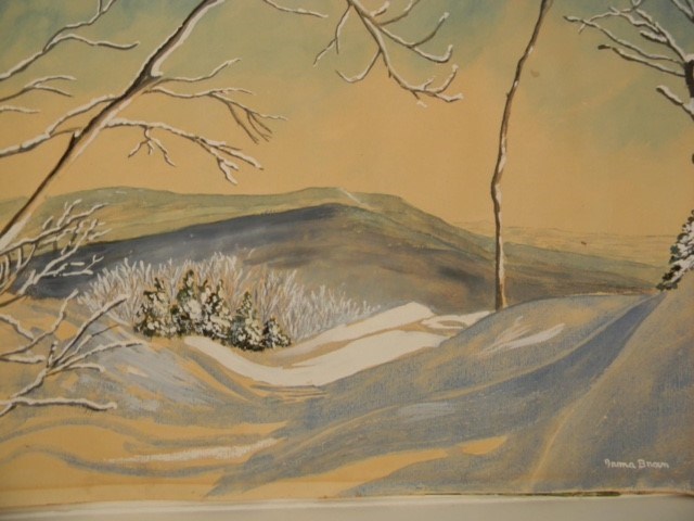 North Lookout in Winter painting by Irma Broun North Lookout in Winter painting by Irma Broun