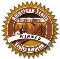 American Trails International Trails Awards Winner Badge American Trails International Trails Awards Winner Badge