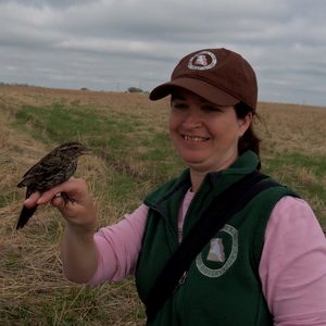 Andrea and blackbird