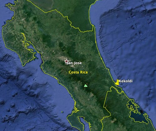 Costa Rica Geo Map