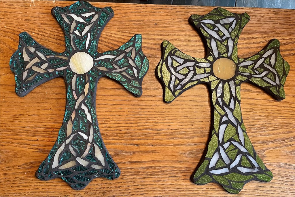 Celtic Style Mosaic Crosses