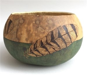 gourd pyrography gourd pyrography