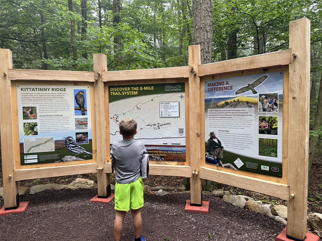 Kittatinny and Trail Map Kiosk Kittatinny and Trail Map Kiosk