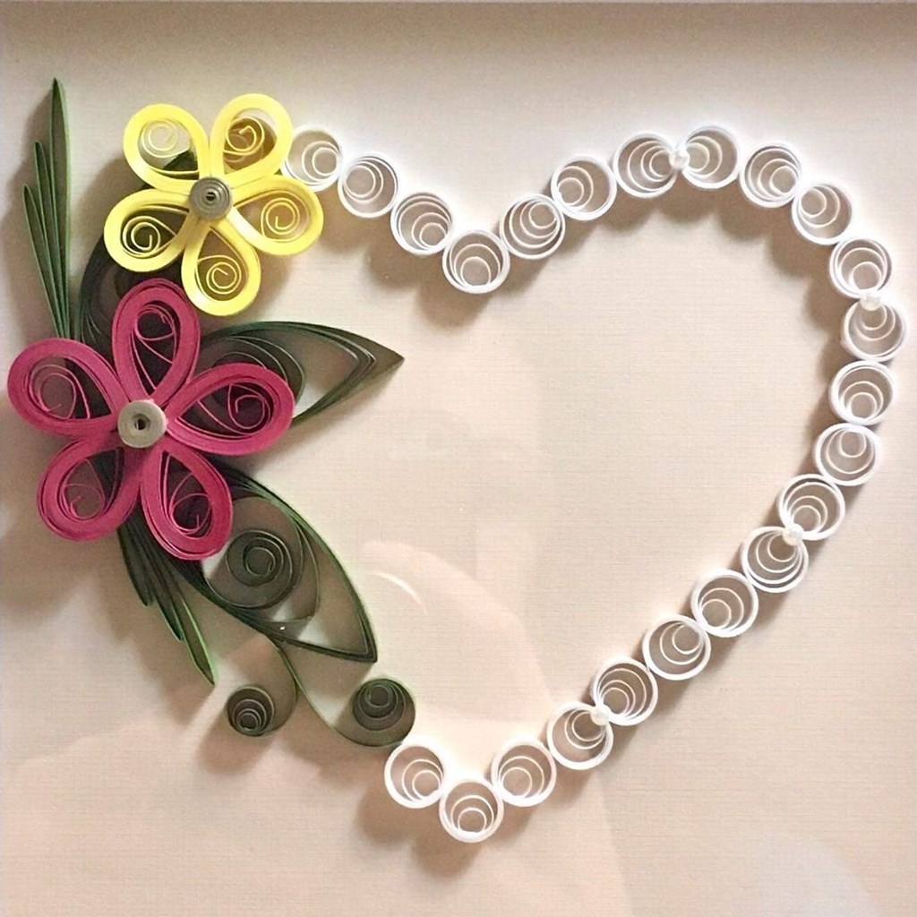 Paper Quilling Heart Example Paper Quilling Heart Example