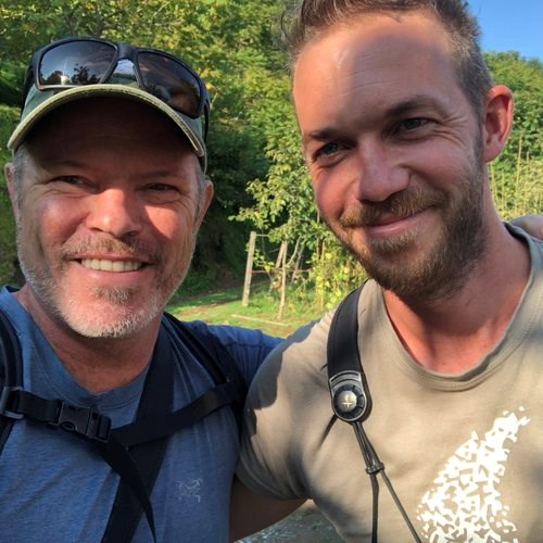 Sean with Johannes Jansen