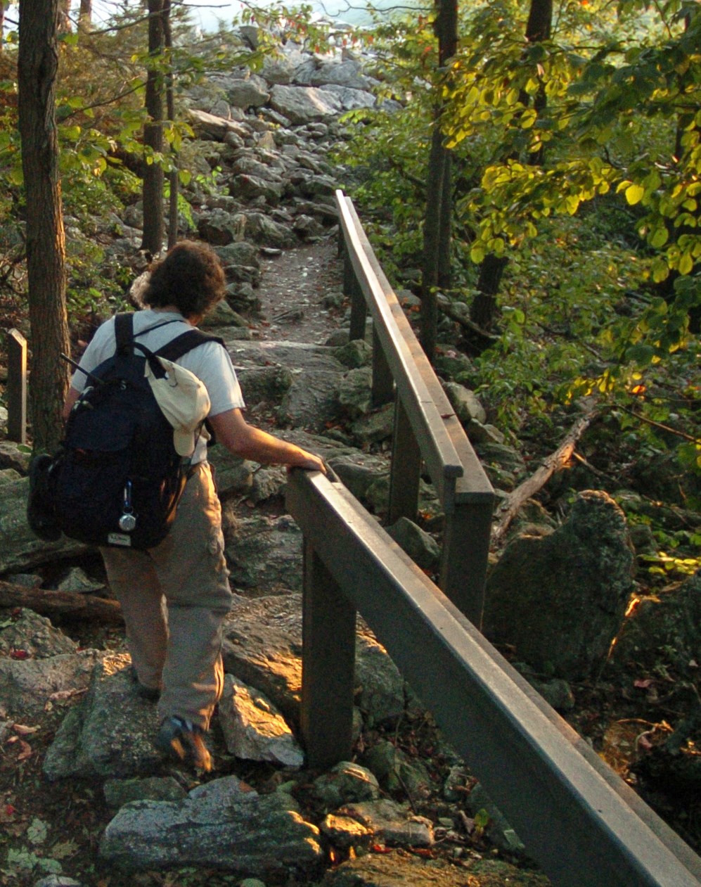 Stairs to North Lookout